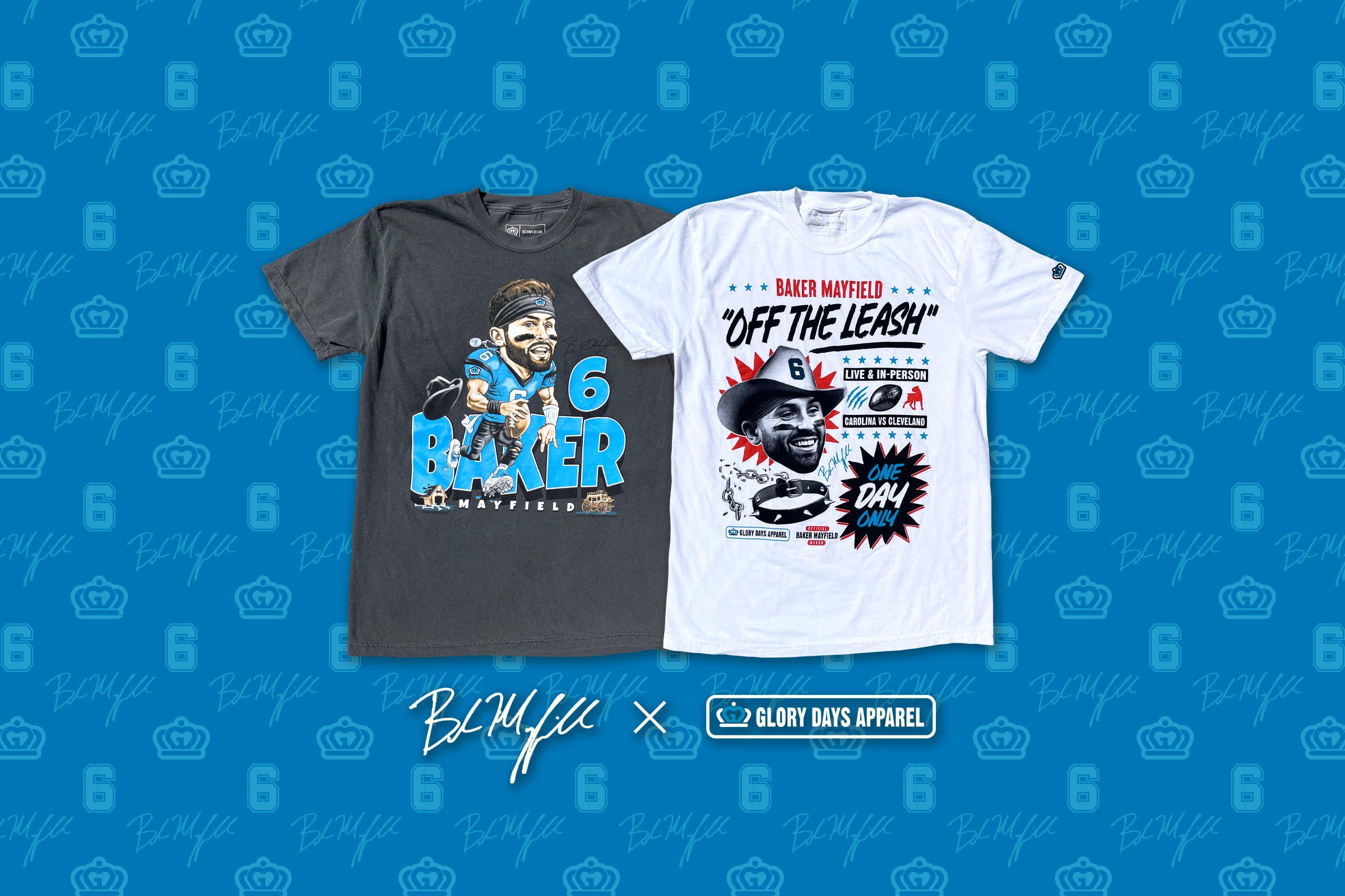 Baker Mayfield x Glory Days Apparel Unleashed Tour T-Shirts, hoodie, tank  top, sweater and long sleeve t-shirt