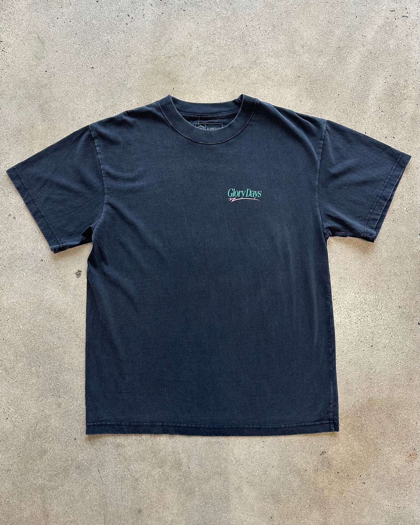 Glory Days Apparel - Glory Days Zag Vintage Grey Oversized Box T-Shirt
