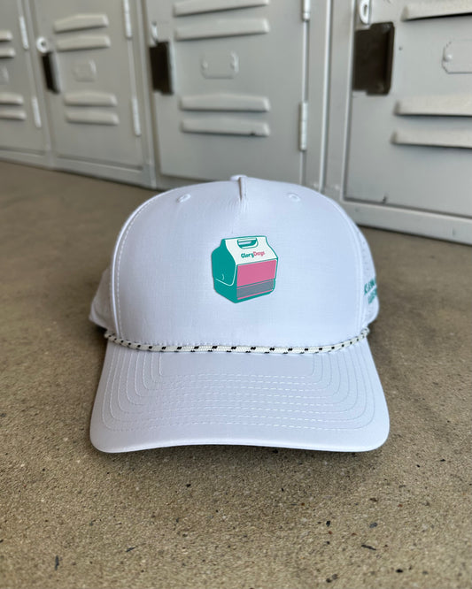 Glory Days Apparel - Don't Be Mad White Rope Hat