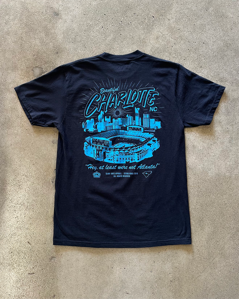 Glory Days Apparel - Beautiful Charlotte Black T-Shirt