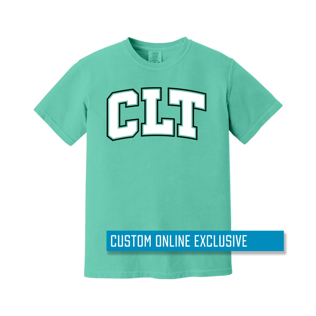 *Custom Online Exclusive* Glory Days Apparel - 5th Year Block CLT (White w/black outline) T-Shirt