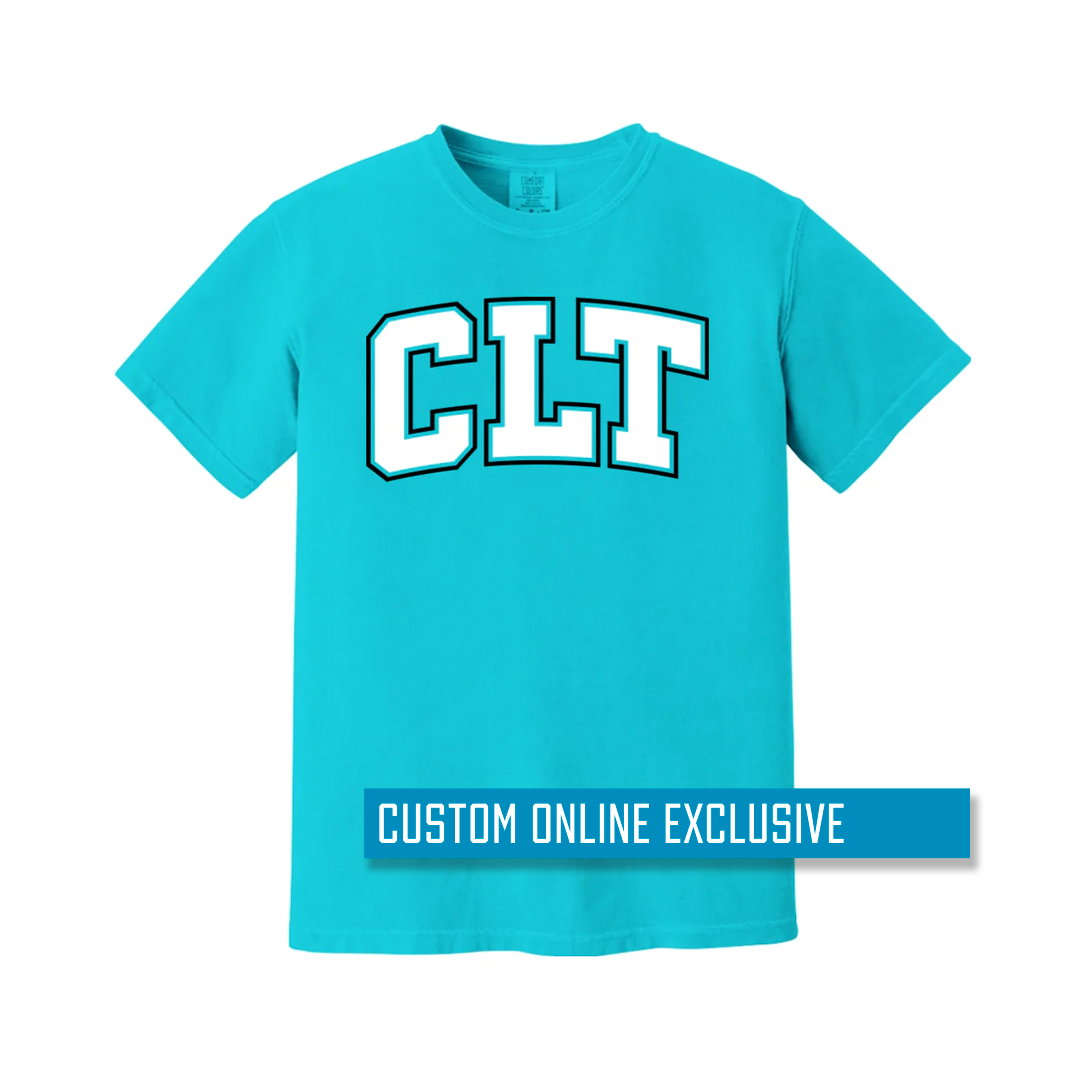 *Custom Online Exclusive* Glory Days Apparel - 5th Year Block CLT (White w/black outline) T-Shirt
