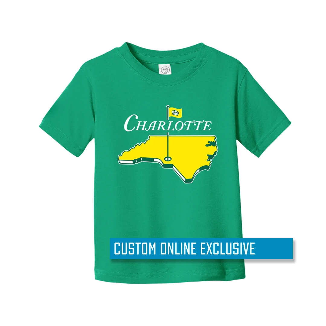 *Custom Online Exclusive* Glory Days Apparel - Charlotte Golf Toddler T-Shirt