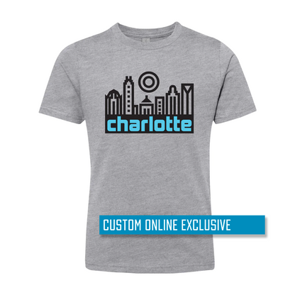*Custom Online Exclusive* Glory Days Apparel - Charlotte Skyline Youth T-Shirt