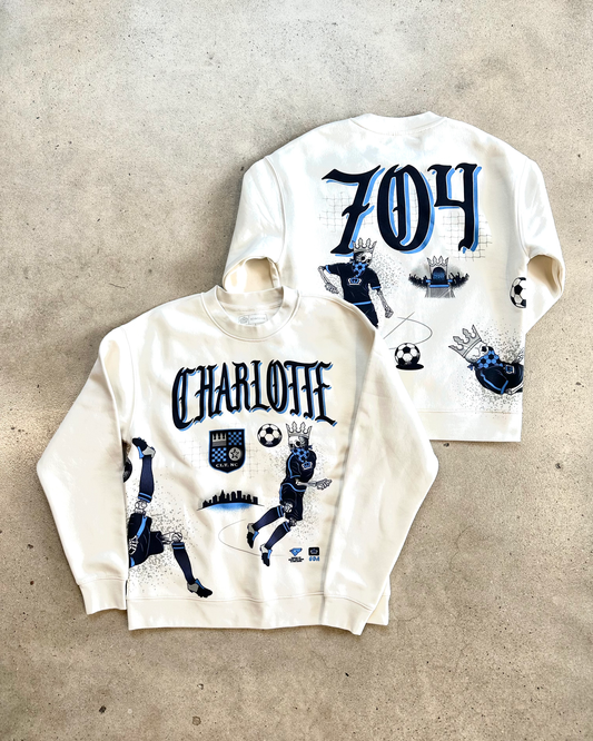 Charlotte soccer sweatshirt
