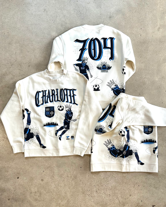 Charlotte soccer sweatshirt