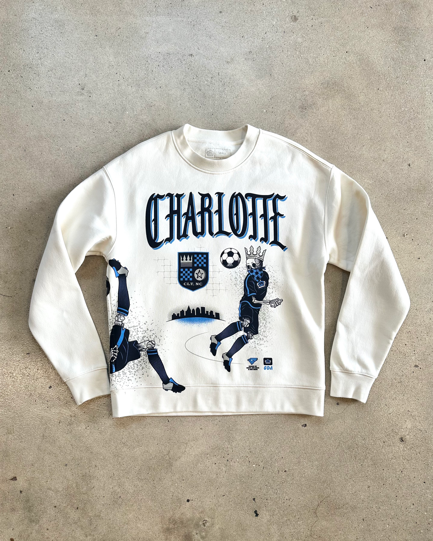 Charlotte soccer sweatshirt
