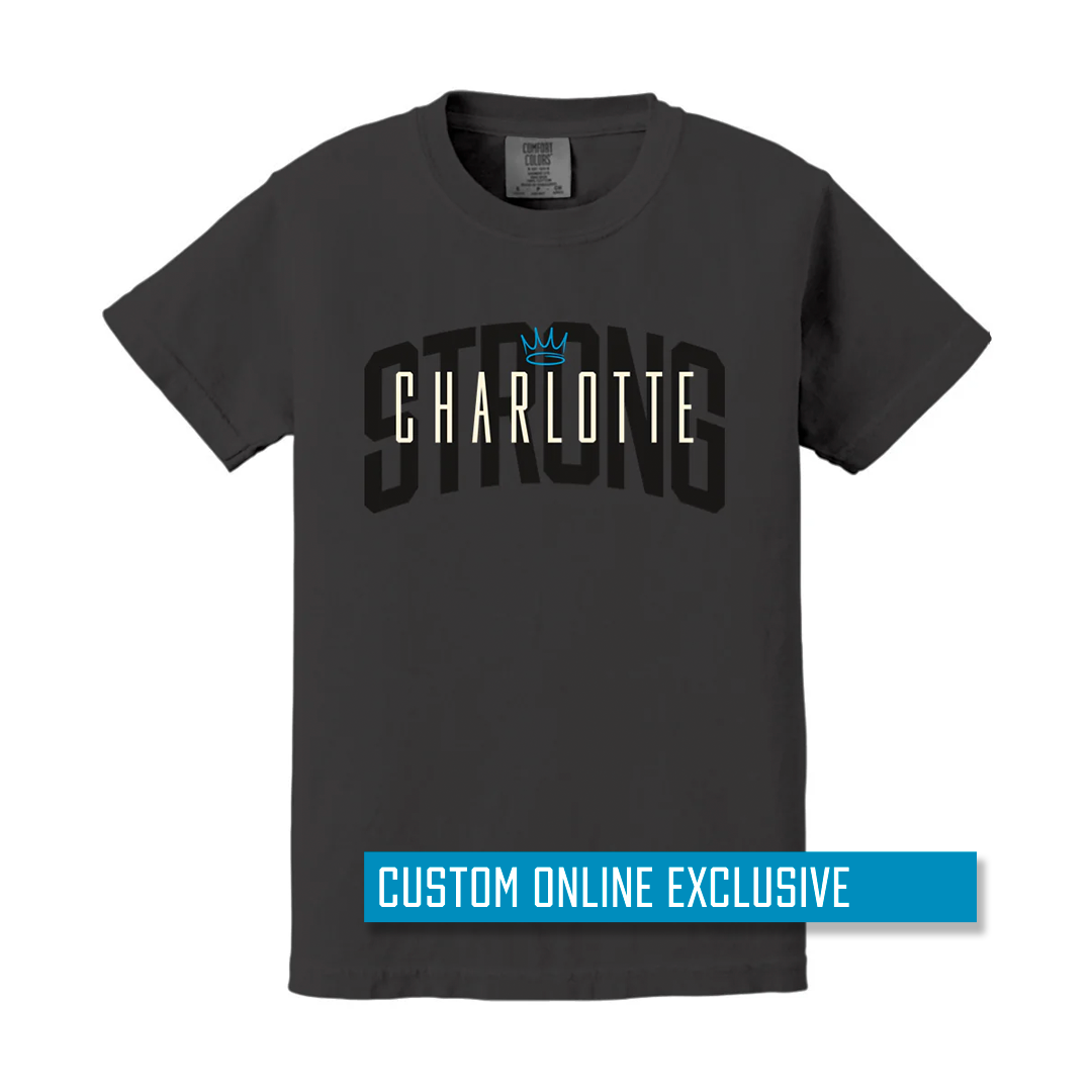 Custom Online Exclusive Glory Days Apparel Charlotte Strong Youth T shirt