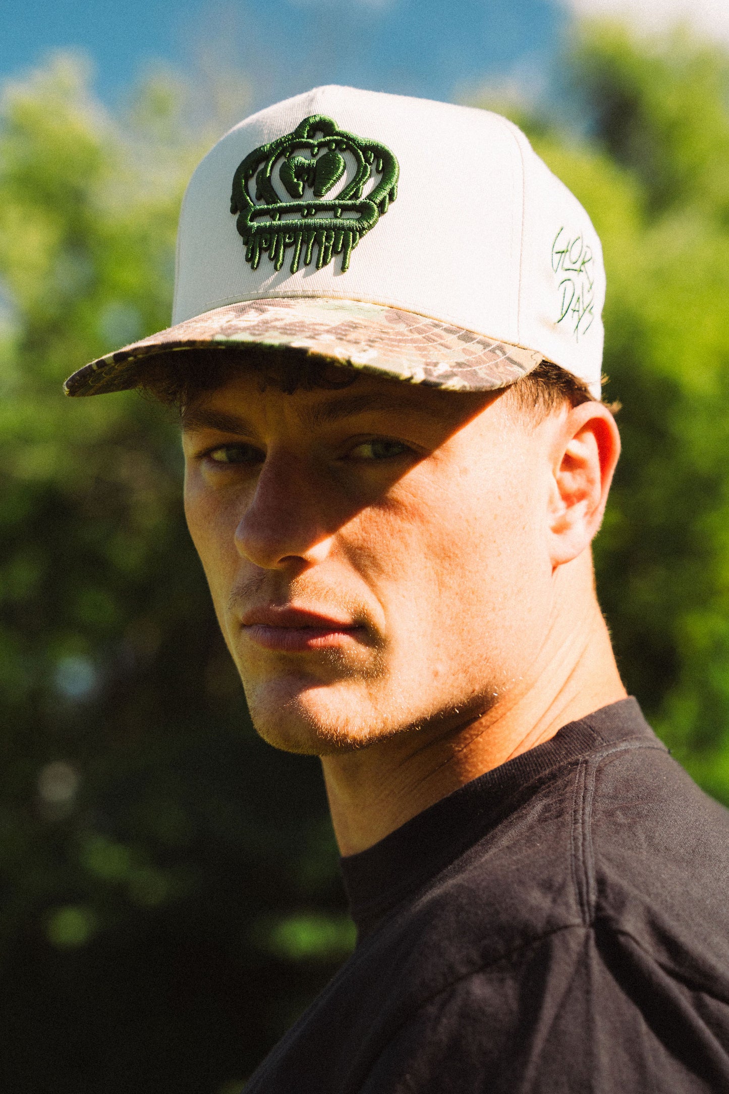 Glory Days Apparel - Camo Glory Days Logo Drip Hat