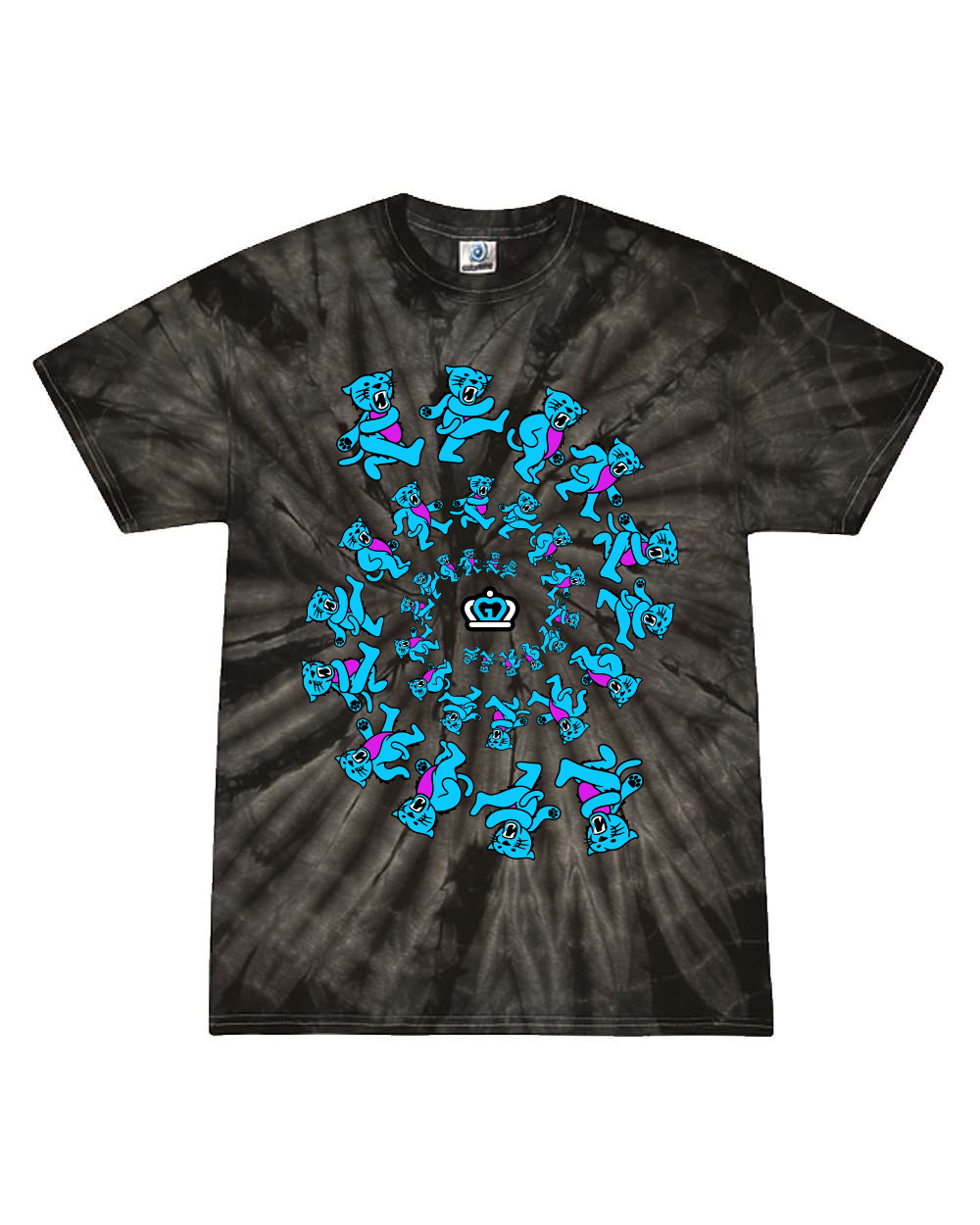 Glory Days Apparel - Dancing Panther Tie Dye T-Shirt