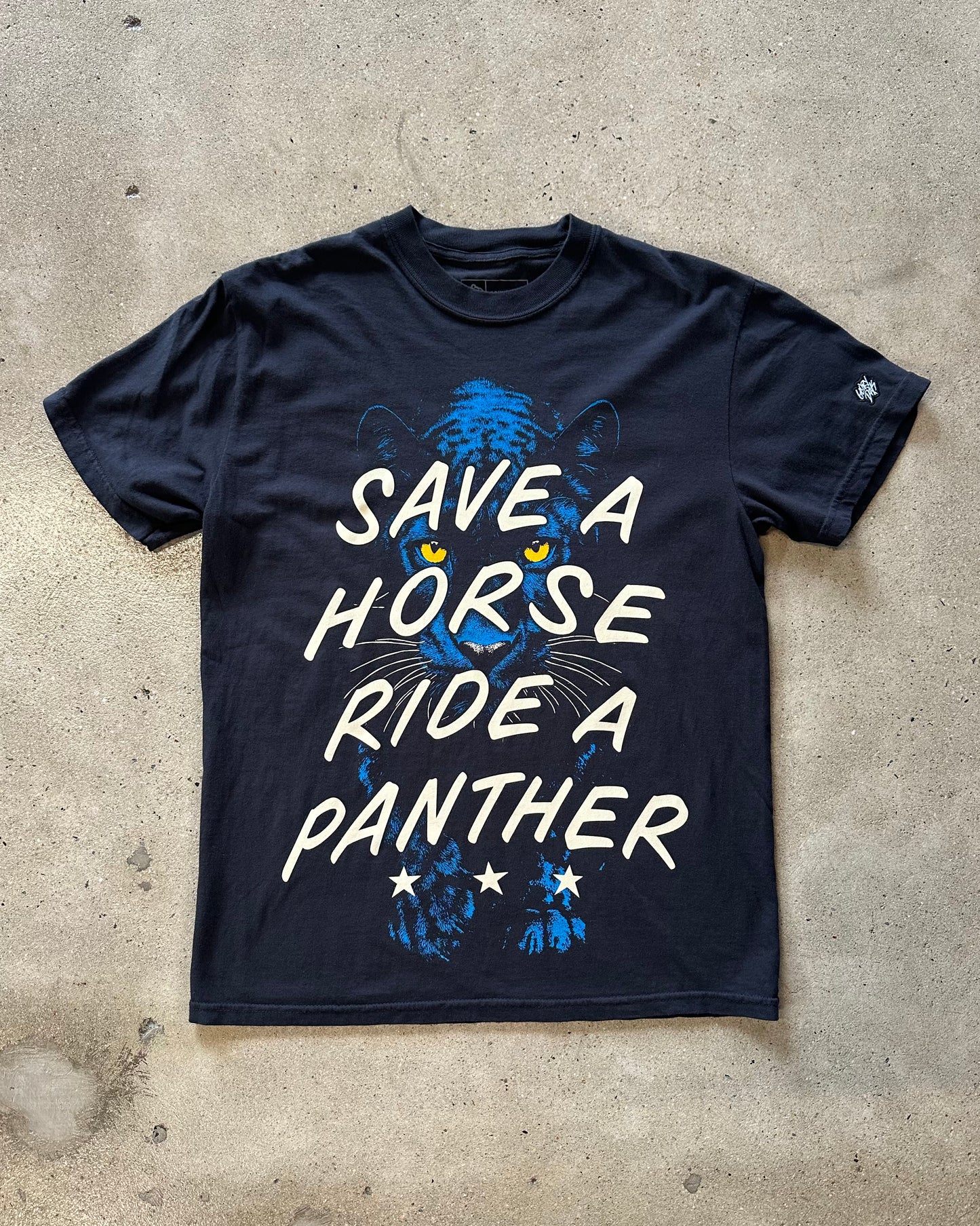 Glory Days Apparel - Save A Horse Ride A Panther T-Shirt