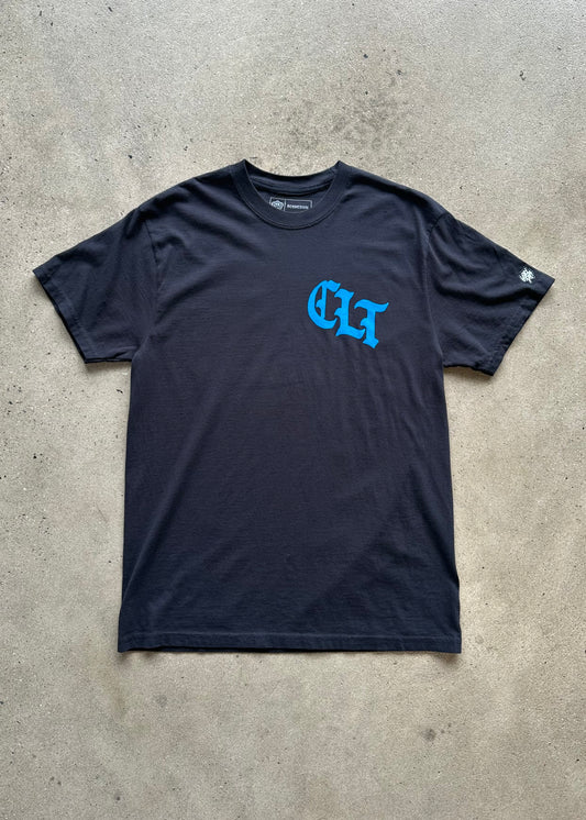 Glory Days Apparel - Reppin' This City Black/Blue T-Shirt