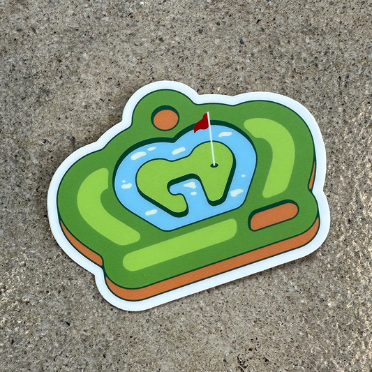 Golf sticker