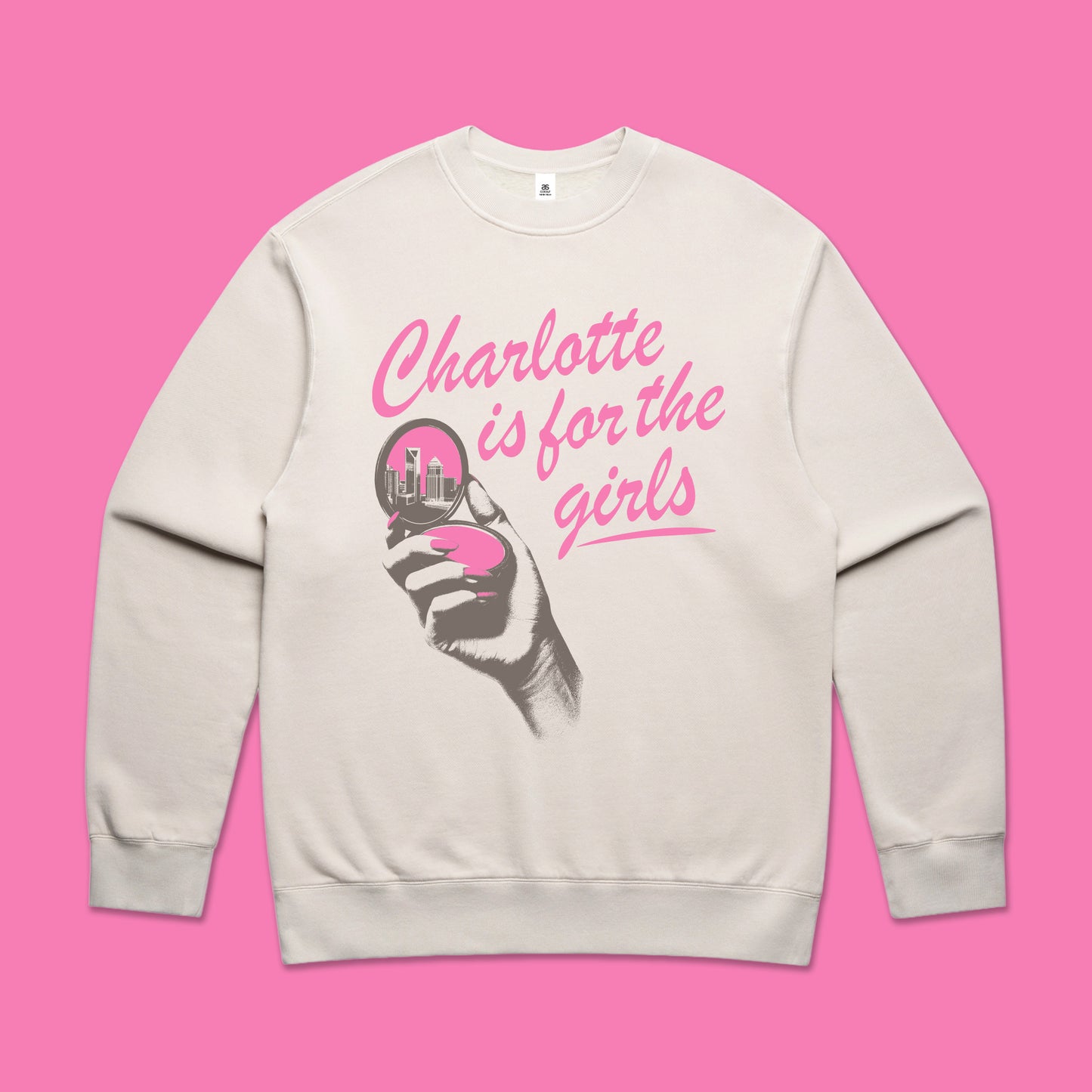 *PRE-SALE* Inner Circle CLT X Glory Days Apparel - Charlotte Is For The Girls Relaxed Fit Sweatshirt