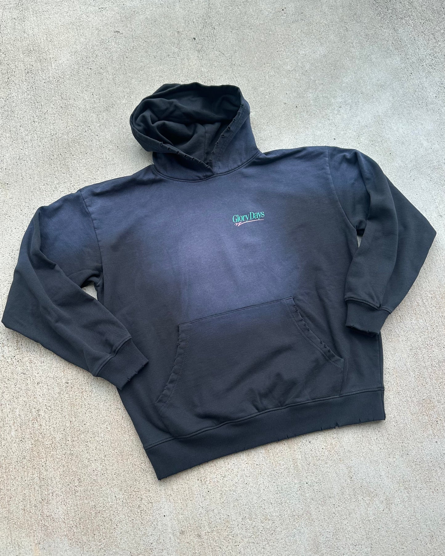 Glory Days Apparel - Glory Days Zag Vintage Faded Hoodie