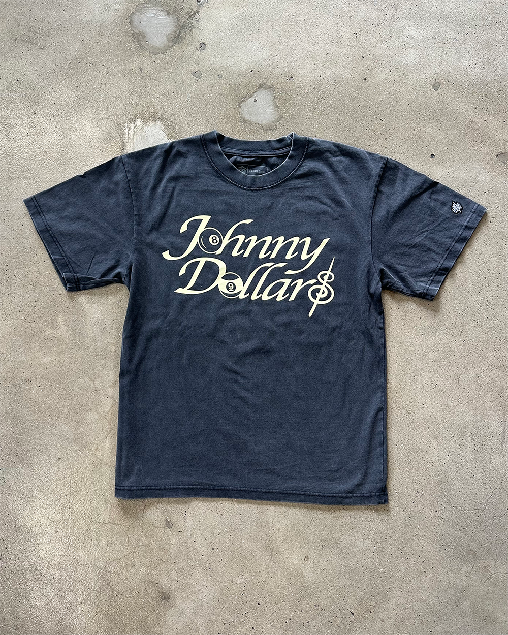 Glory Days Apparel - Johnny Dollars Heavy Faded Black T-Shirt