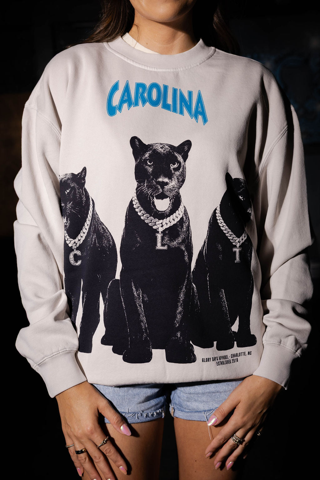 *Limited Edition* Glory Days Apparel - Nuthin' But A Carolina Thang Tour Relaxed Fit Sweatshirt