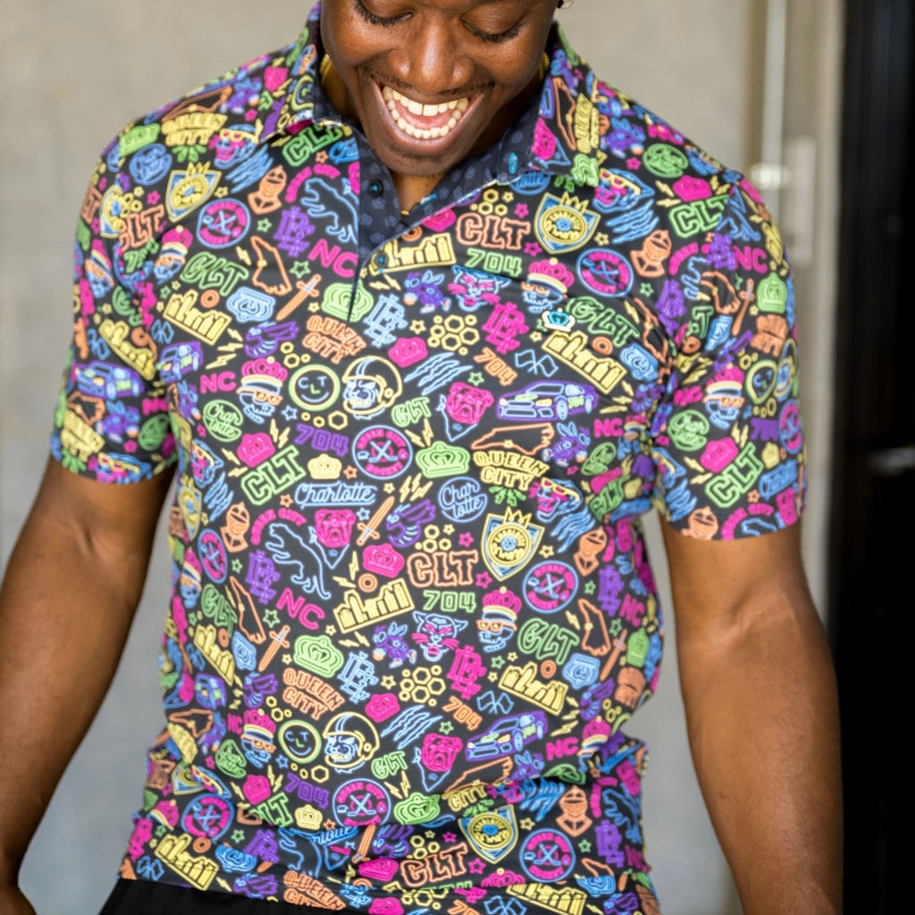 Glory Days Apparel - Welcome To Fabulous Charlotte Performance Polo