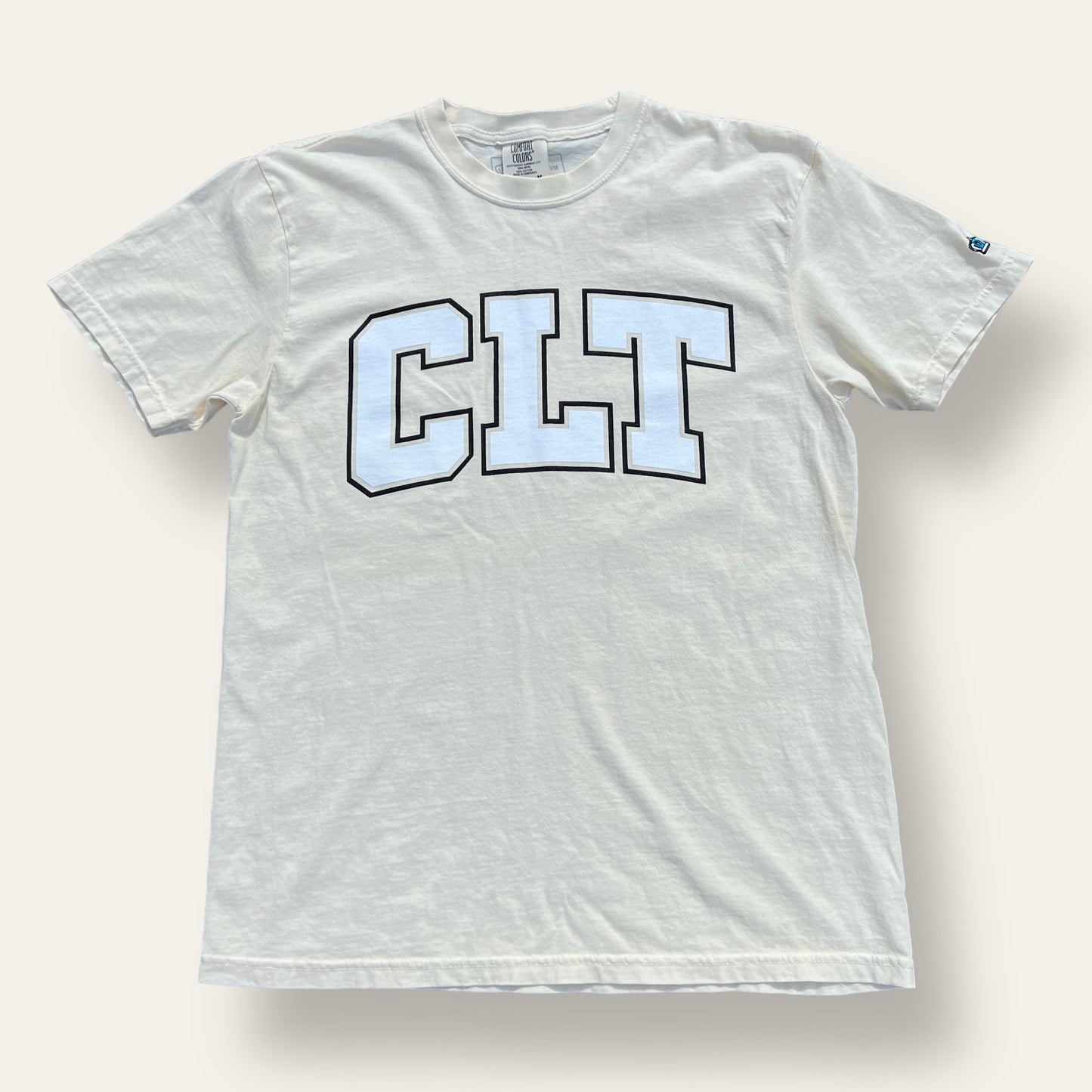 Glory Days Apparel - 5th Year Block CLT Off White T-Shirt
