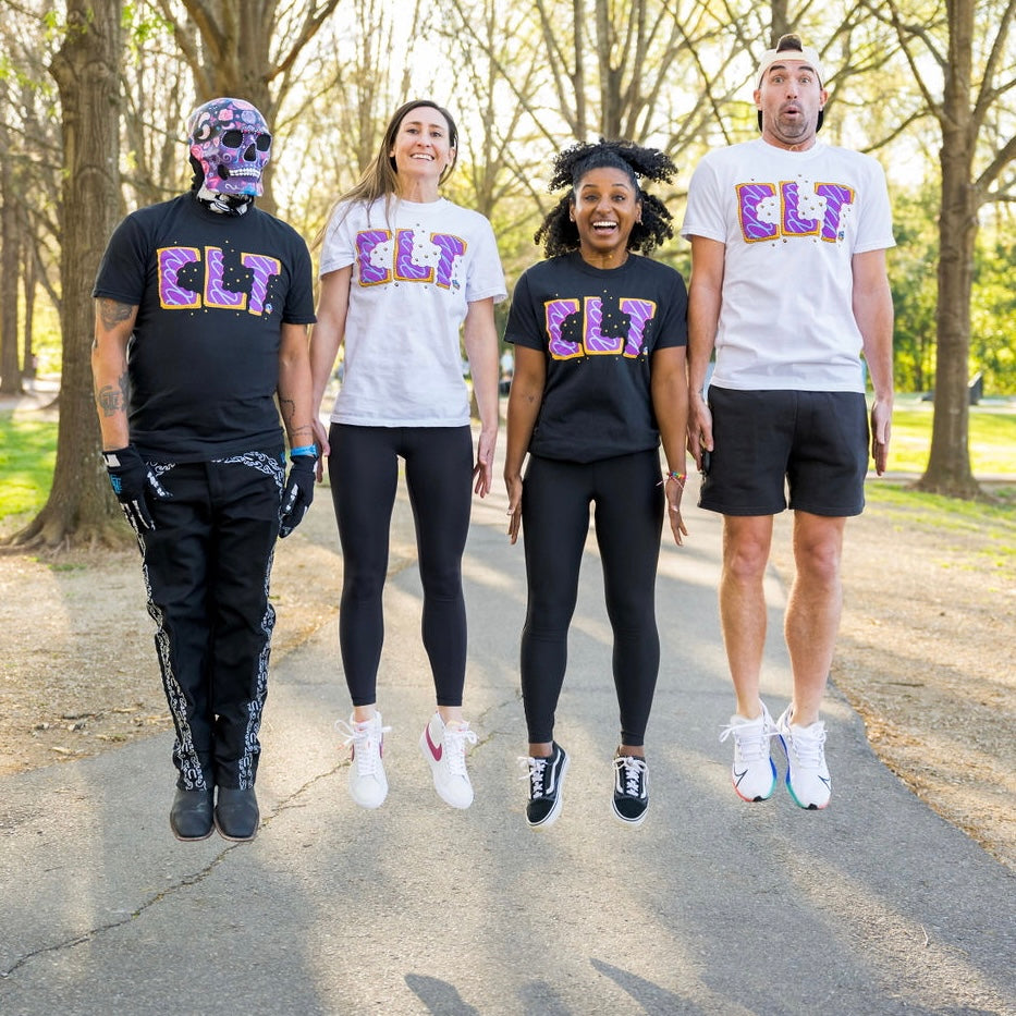 Glory Days Apparel - Wild Berry CLT White T-Shirt