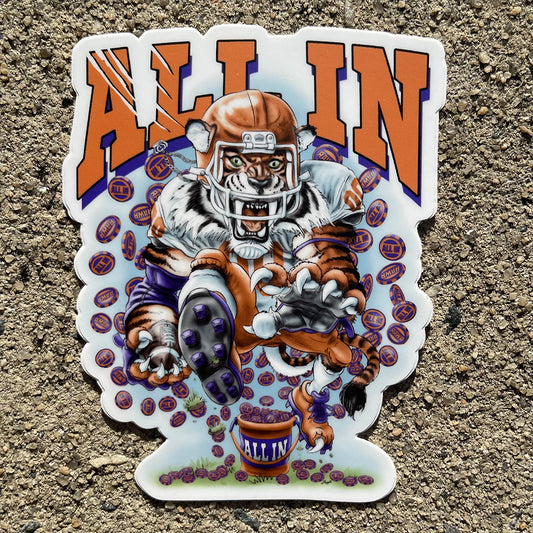 Glory days Apparel - All In Sticker