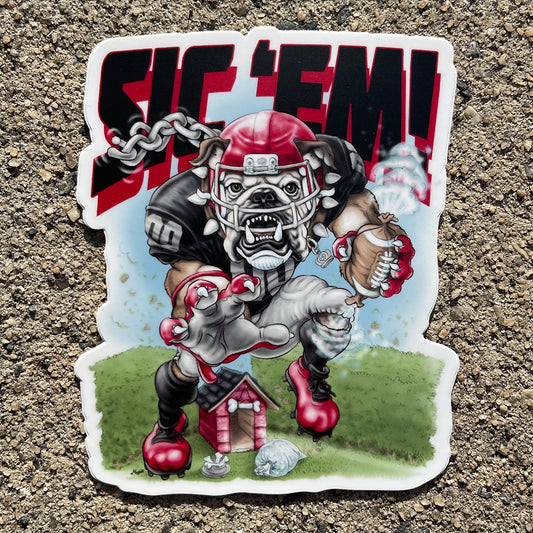 Glory Days Apparel - Sic 'Em Sticker