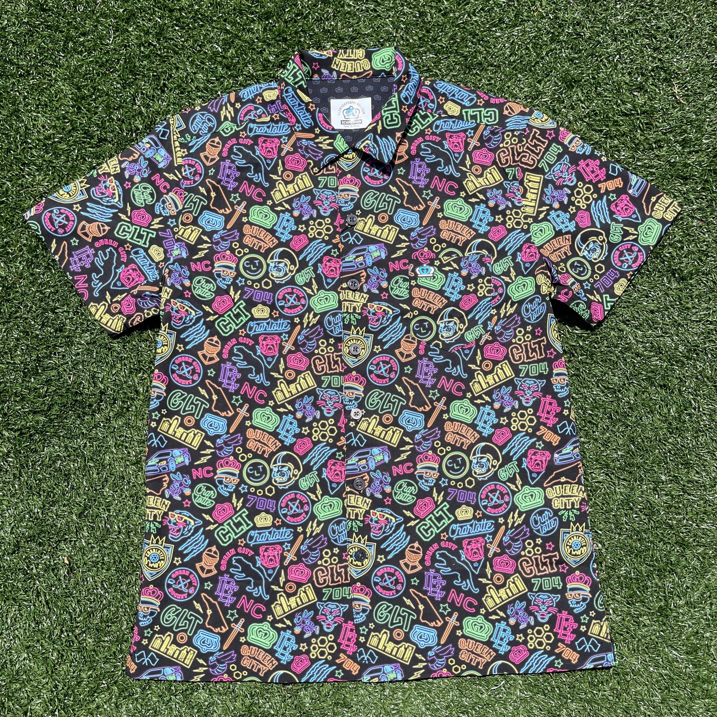 Glory Days Apparel - Welcome To Fabulous Charlotte Button Up Shirt
