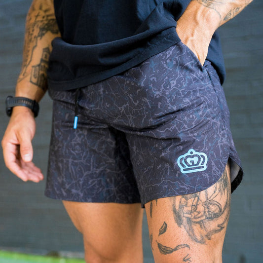 Glory Days Apparel - Black Marble City Shorts