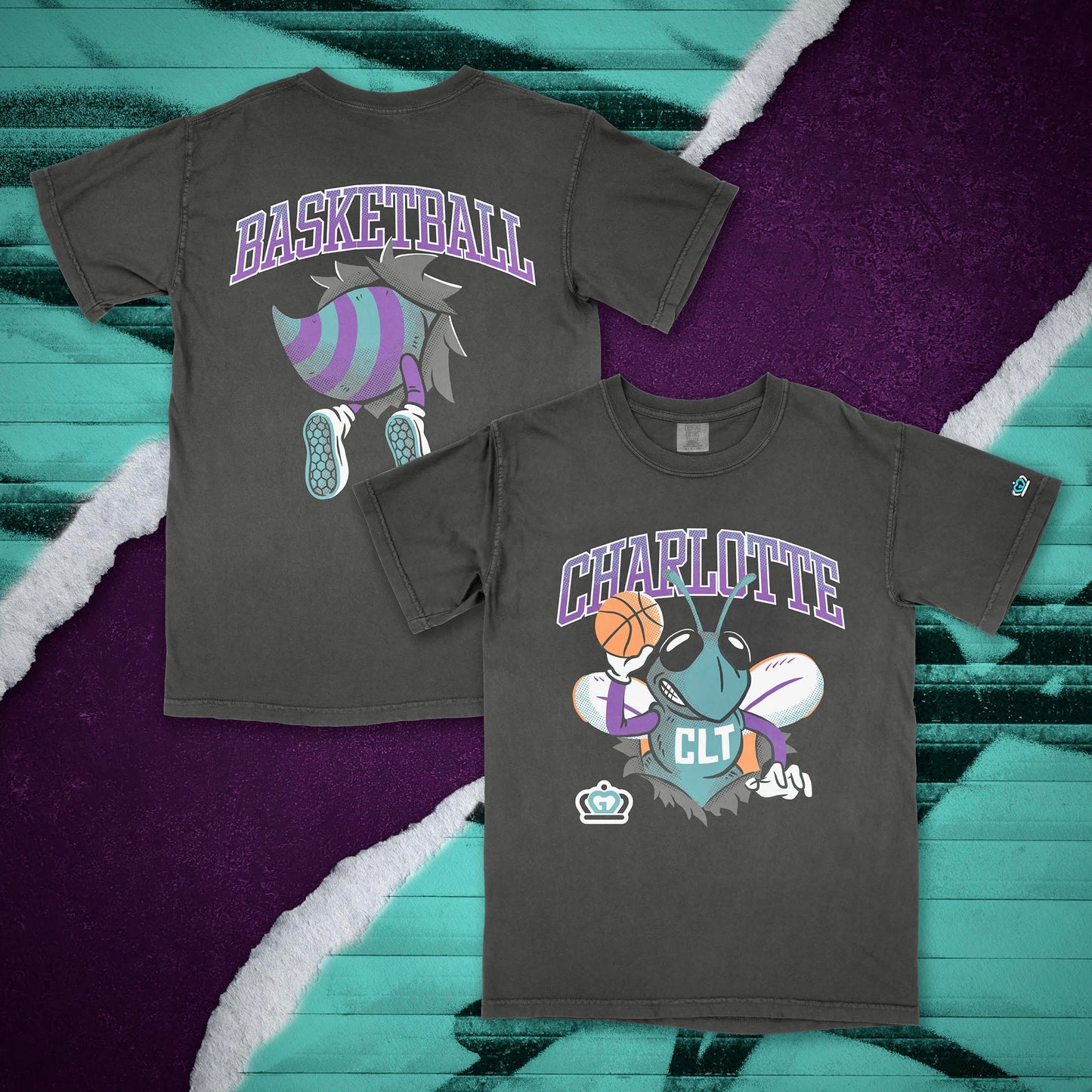 Glory Days Apparel - Basketball Bustin' Through T-Shirt