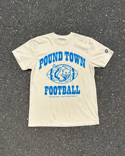 Glory Days Apparel - Ivory Classic Pound Town Football T-Shirt