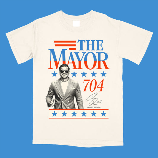 *PRE-SALE* Glory Days Apparel - The Mayor 2025 Bundle (T-Shirt, Button, & Bumper Sticker)