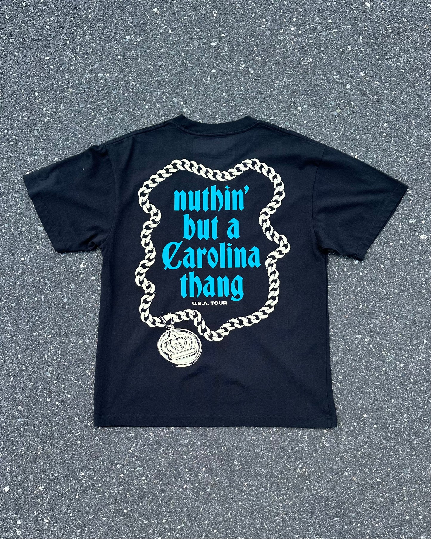 Glory Days Apparel - Black Nuthin' But A Carolina Thang Oversized T-Shirt
