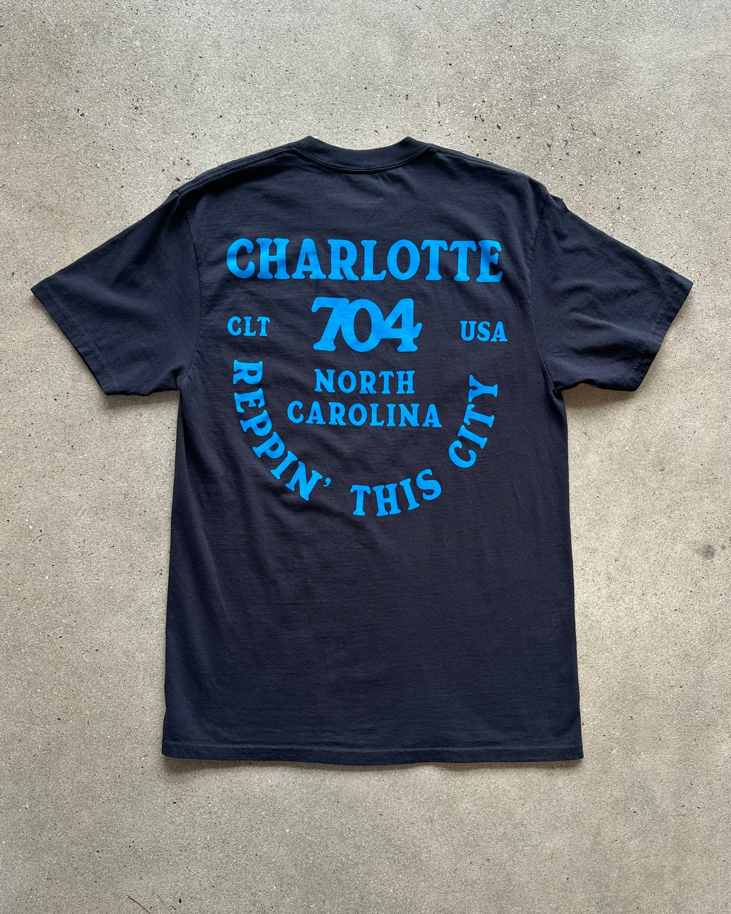 Glory Days Apparel -  Reppin' This City Black/Blue T-Shirt