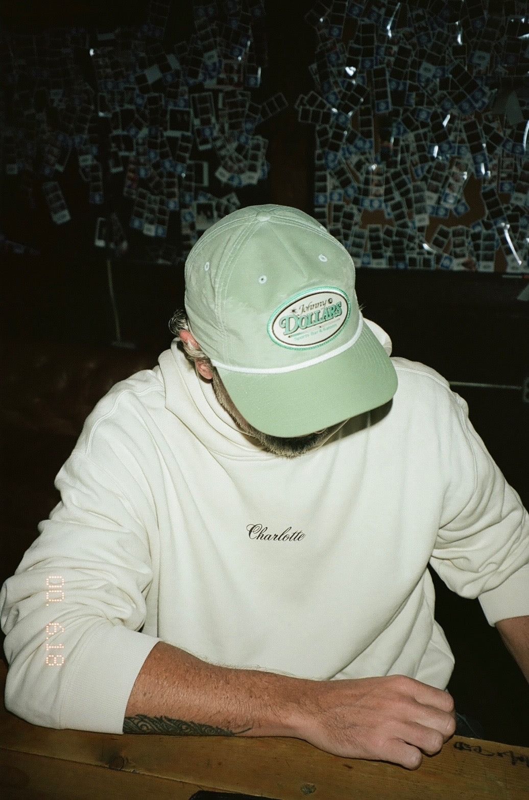 Glory Days Apparel - Johnny Dollars Patch Dusty Blue/Black Rope Hat