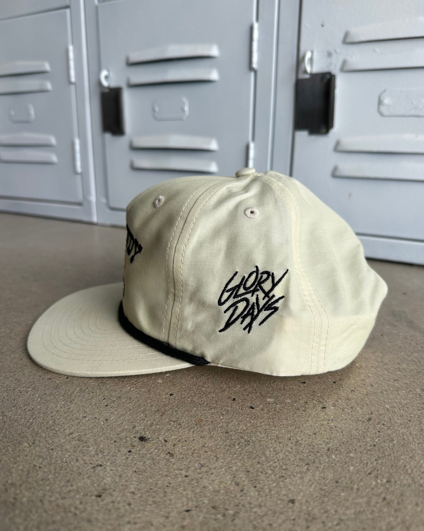 Glory Days Apparel - Say Howdy Get Rowdy Ivory/Black Rope Hat