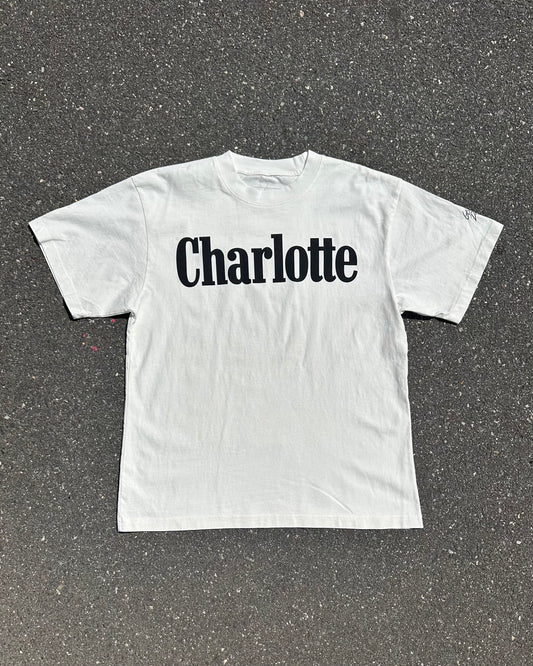 Glory Days Apparel - Charlotte Smoke ‘Em Off White Heavy Tee