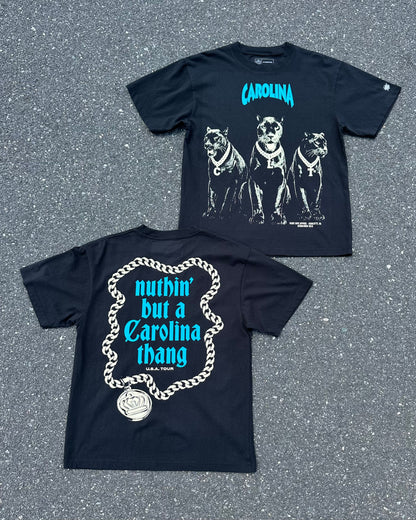 Glory Days Apparel - Black Nuthin' But A Carolina Thang Oversized T-Shirt