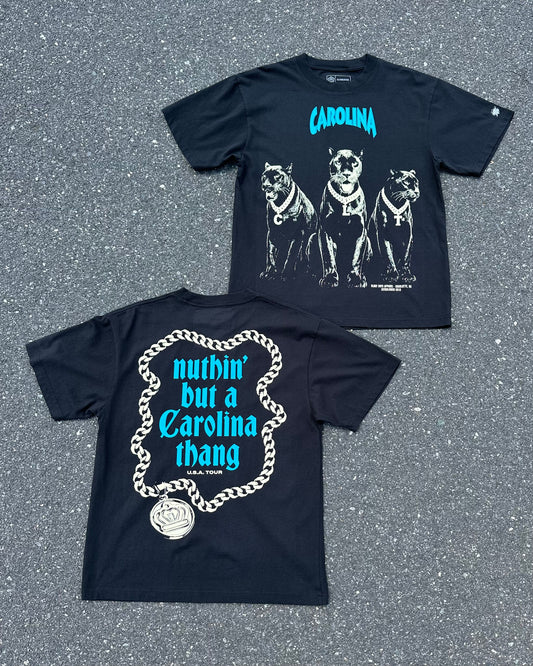 Glory Days Apparel - Black Nuthin' But A Carolina Thang Oversized T-Shirt