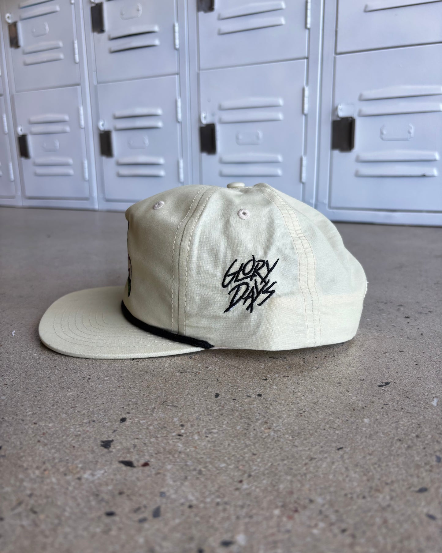 Glory Days Apparel - Beers Fish Ivory/Black Rope Hat