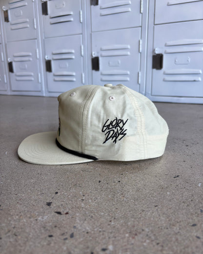 Glory Days Apparel - Beers Fish Ivory/Black Rope Hat