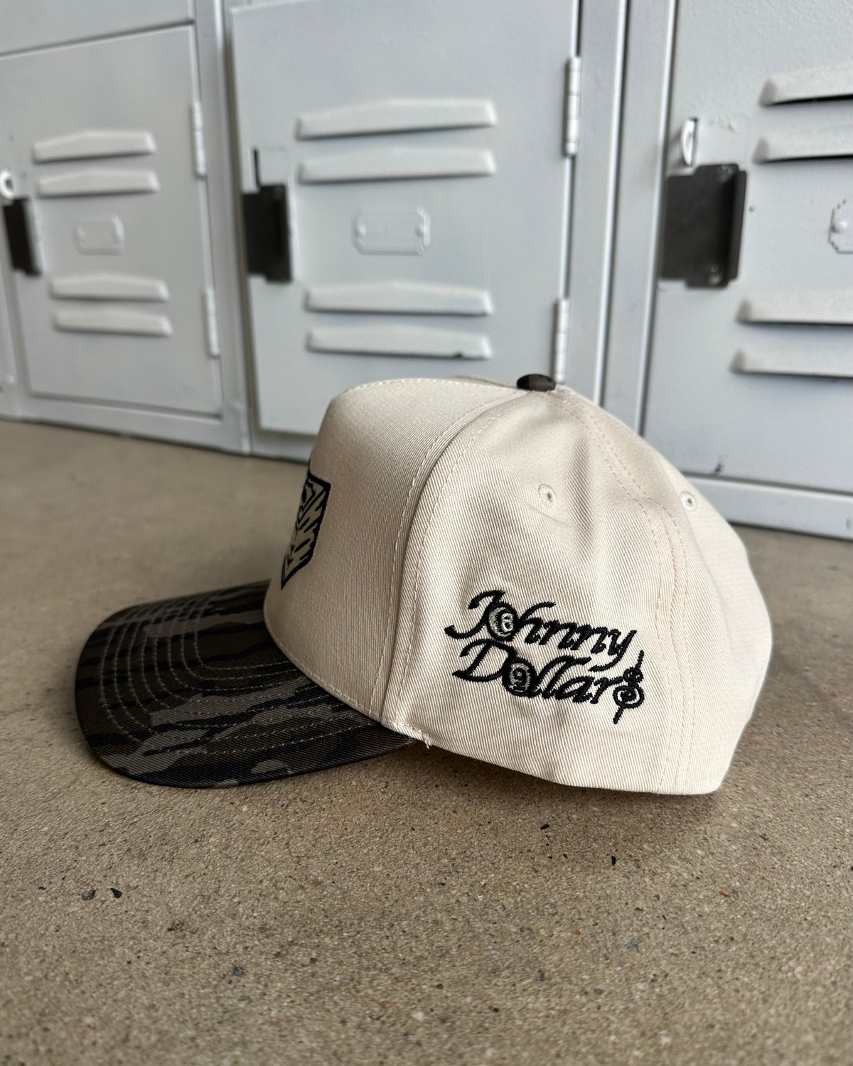 Johnny Dollars x Glory Days Apparel - Dollar$ Stack Mossy Oak Two Tone Hat