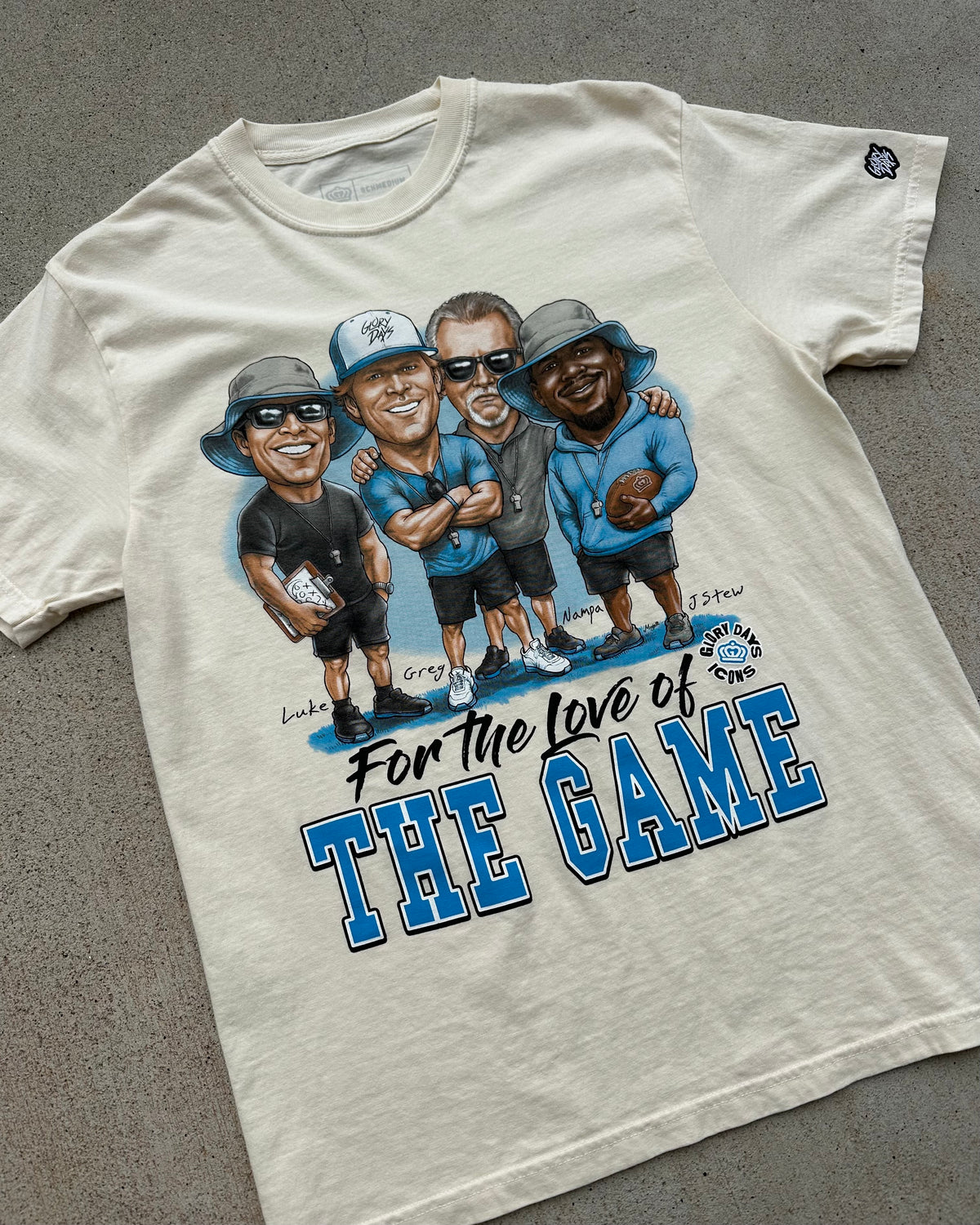 Glory Days Apparel Icons "For The Love Of The Game" T-Shirt