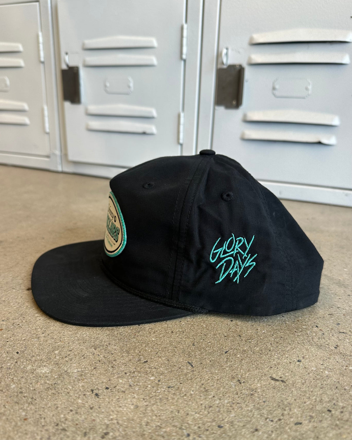 Glory Days Apparel - Johnny Dollars Patch Black/Black Rope Hat