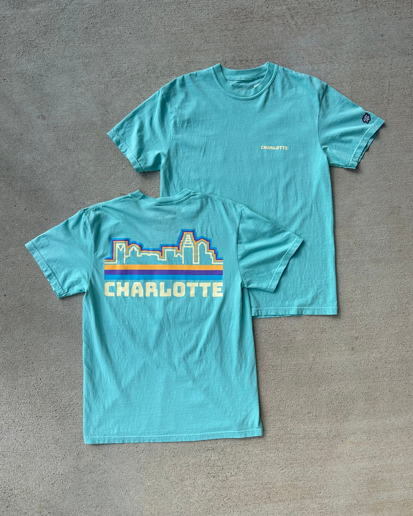 Glory Days Apparel - GD's Charlotte Teal T-Shirt