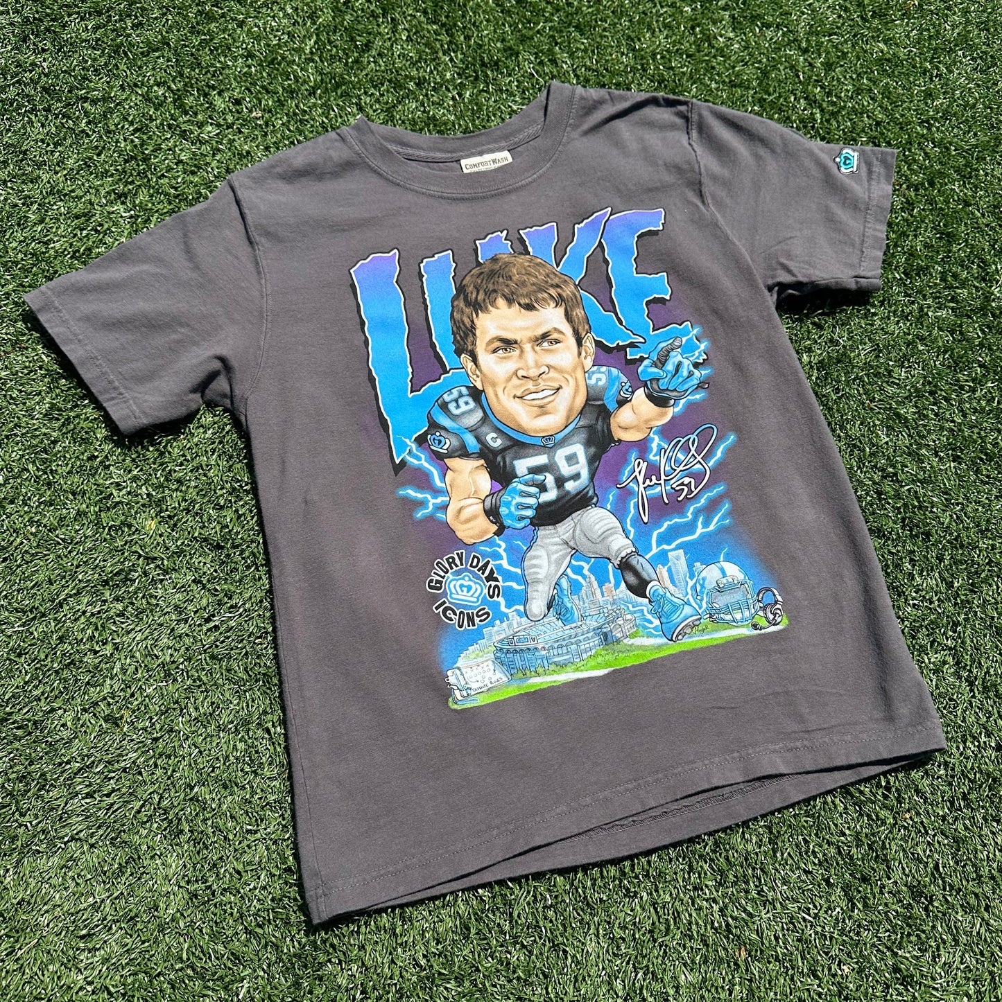 Luke Kuechly x Glory Days Apparel Icons Youth T-Shirt