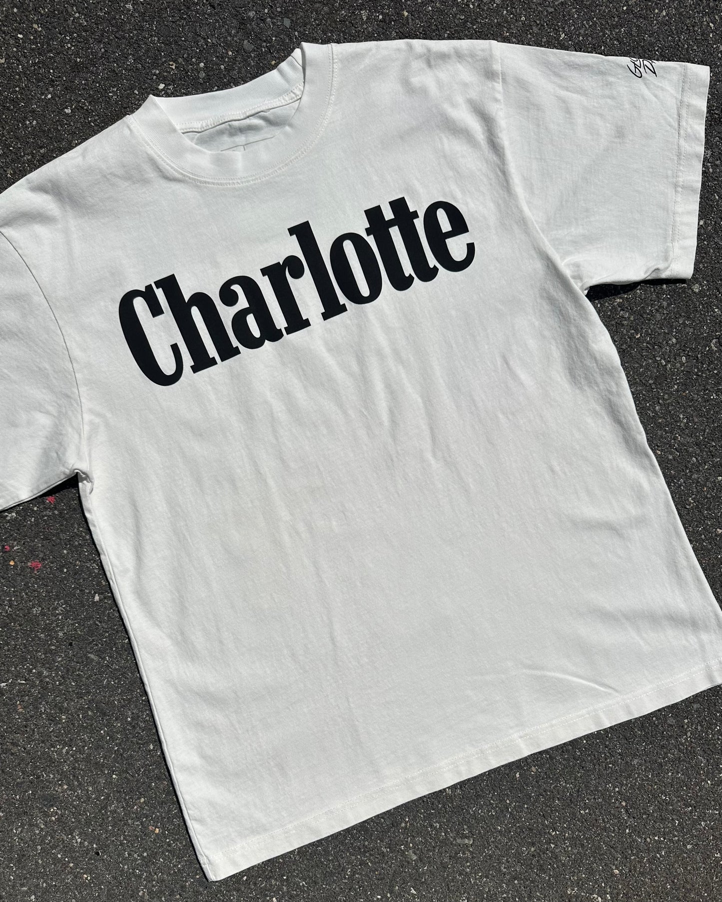 Glory Days Apparel - Charlotte Smoke ‘Em Off White Heavy Tee