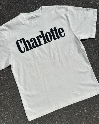 Glory Days Apparel - Charlotte Smoke ‘Em Off White Heavy Tee