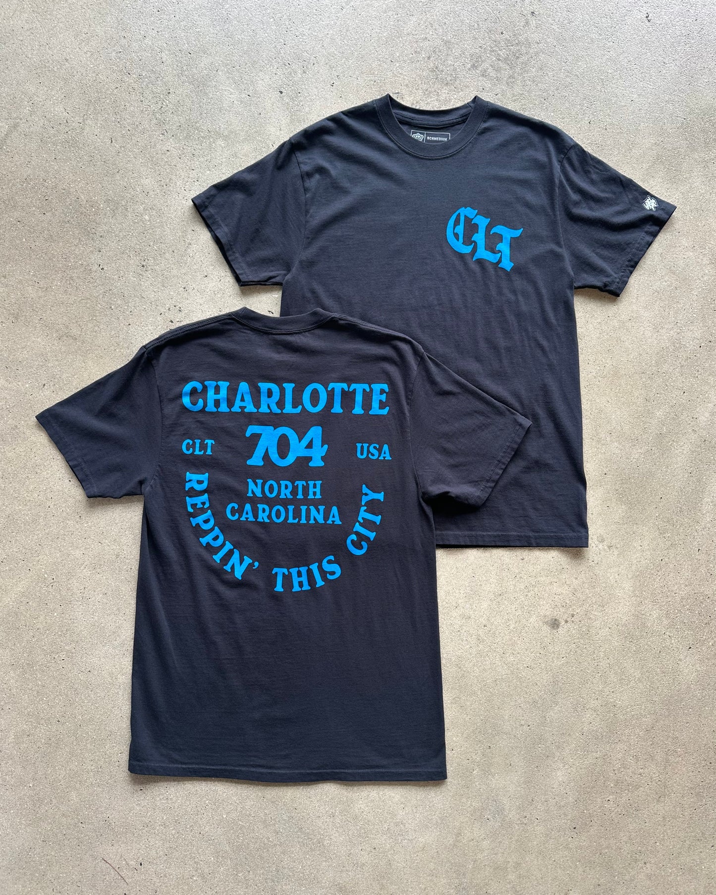 Glory Days Apparel -  Reppin' This City Black/Blue T-Shirt