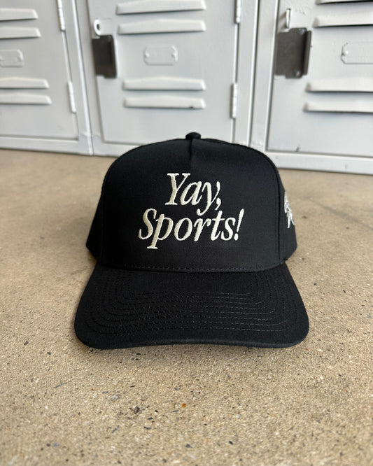 Glory Days Apparel - Yay Sports! Black Hat