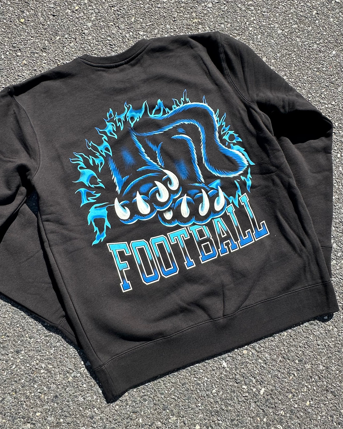 Glory Days Apparel - Football Bustin' Through Sweatshirt